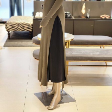 옆트임 골지 롱롱원피스