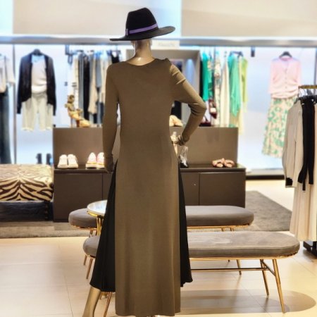 옆트임 골지 롱롱원피스