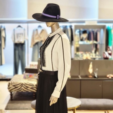 헨리넥 셔츠블라우스