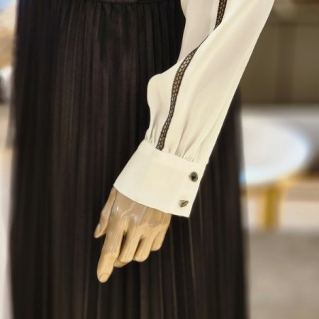 헨리넥 셔츠블라우스