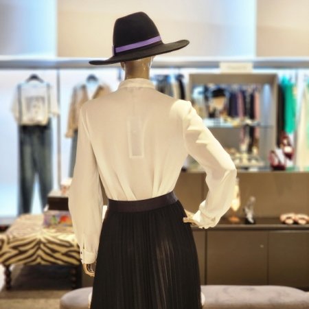 헨리넥 셔츠블라우스