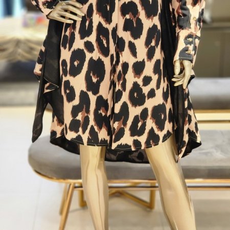 카라넥 셔츠형원피스