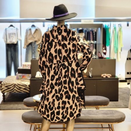 카라넥 셔츠형원피스