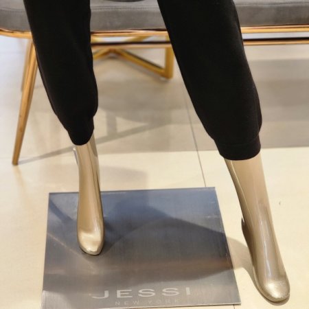 배기핏 밴딩니트팬츠