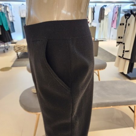 배기핏 밴딩니트팬츠