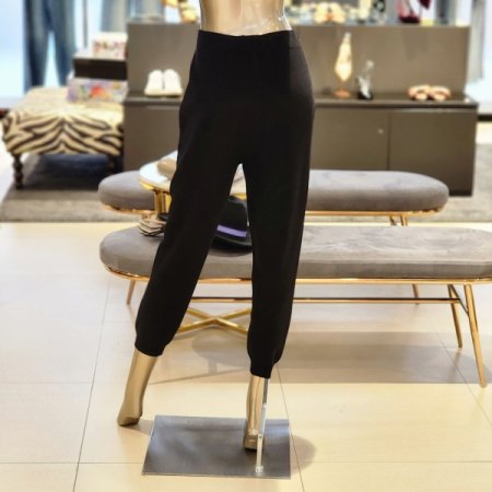 배기핏 밴딩니트팬츠