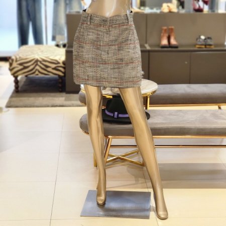 체크패턴 미니스커트