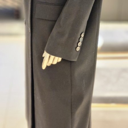 울 혼방 더블버튼 롱 코트