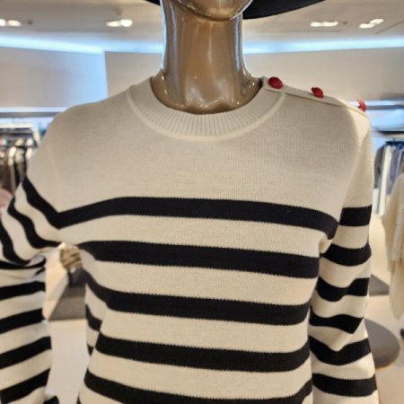 스트라이프 와플니트