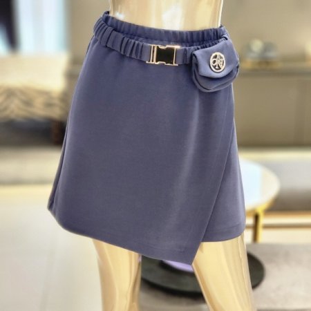 밴딩 벨티드랩스커트