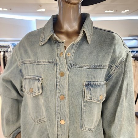 허리밴딩 루즈핏데님자켓