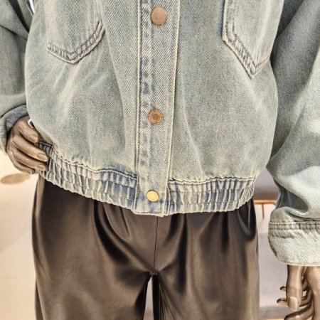 허리밴딩 루즈핏데님자켓