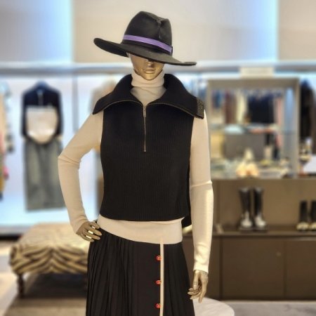 골지 반집업 하이넥 카라 베스트