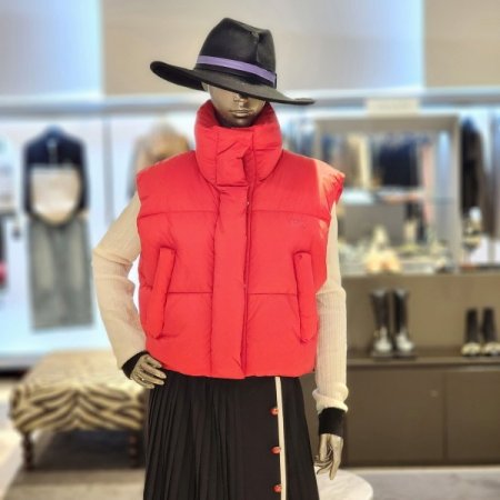 덕다운 패딩 집업 베스트