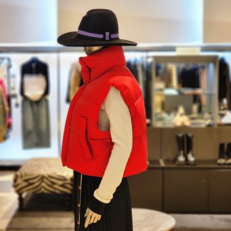 덕다운 패딩 집업 베스트