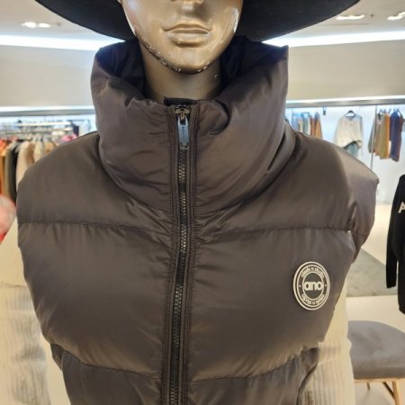 덕다운 집업 베스트 벨트 허리 쌕세트