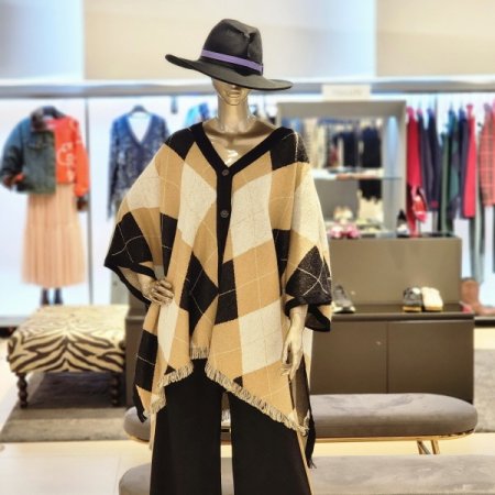 테슬 오버핏패턴가디건