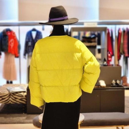 덕다운 패딩 점퍼 머플러세트