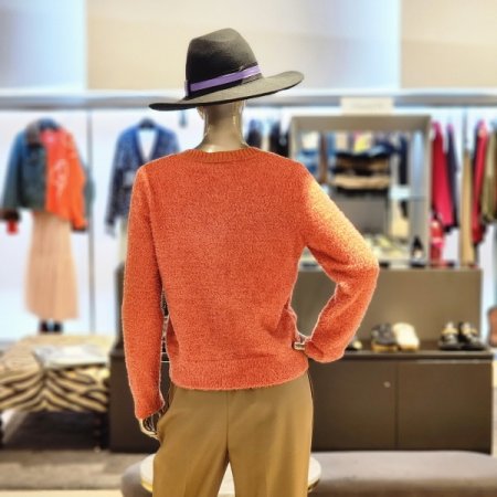 금장버튼 메탈사 라운드 가디건