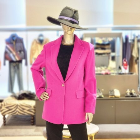 울 블렌딩 싱글 원버튼 재킷