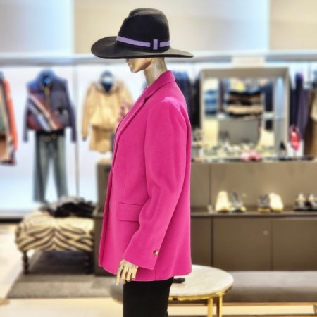 울 블렌딩 싱글 원버튼 재킷