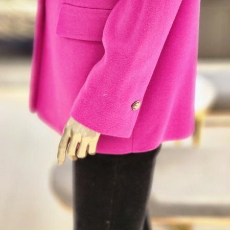 울 블렌딩 싱글 원버튼 재킷