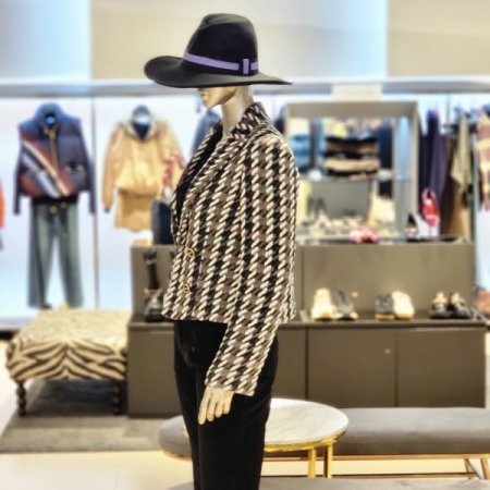 울 블렌딩 믹스컬러 트위드 재킷