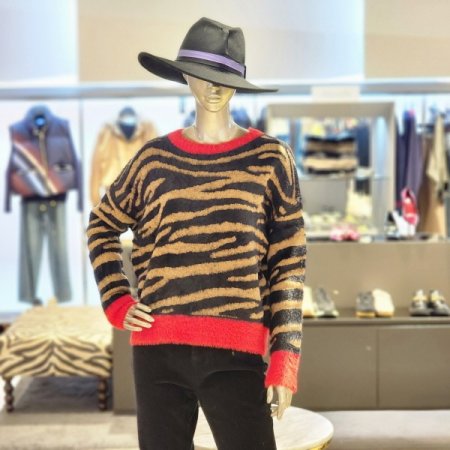 알렉시스앤 컬러배색 니트