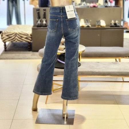 속밴딩 워싱 부츠컷 데님팬츠