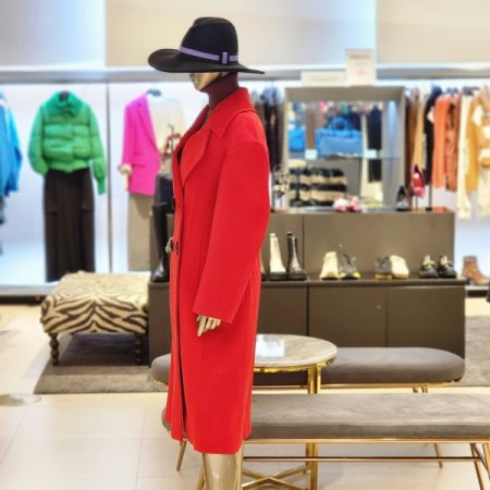 울블렌드 빅카라 더블버튼 롱 코트