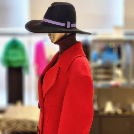 울블렌드 빅카라 더블버튼 롱 코트