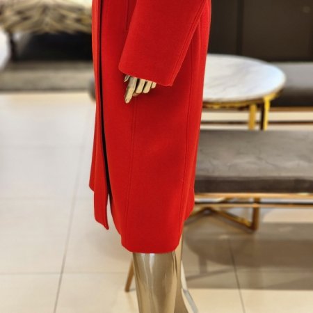 울블렌드 빅카라 더블버튼 롱 코트