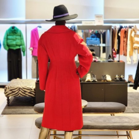 울블렌드 빅카라 더블버튼 롱 코트