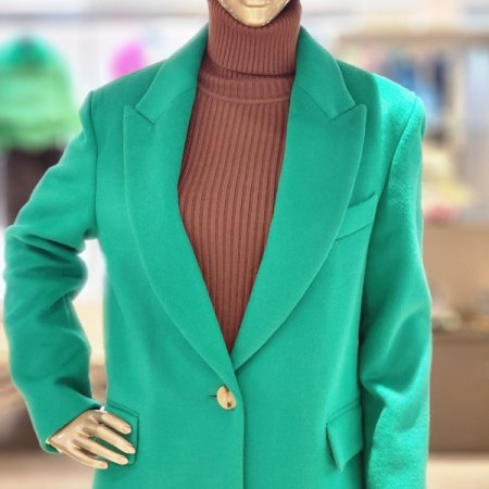 울블렌드 싱글 투버튼 재킷