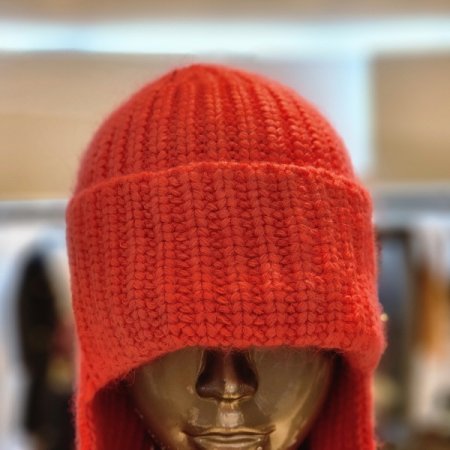 앙고라혼방 귀달이모자