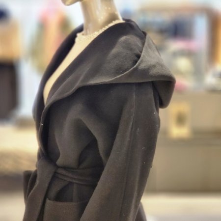 후드넥 루즈핏울코트