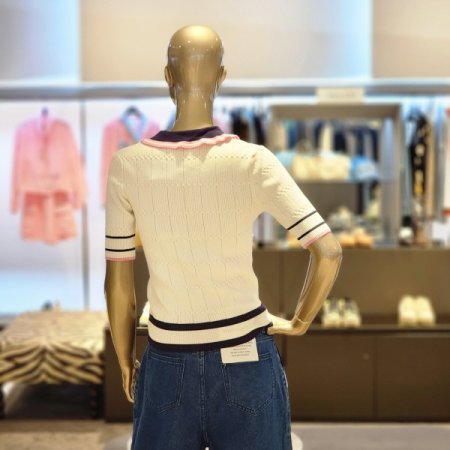 카라넥 5부소매니트