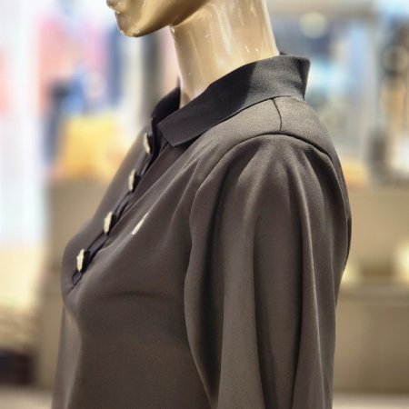 파워숄더 카라넥티셔츠