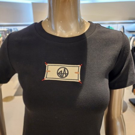 로고포인트 스판티셔츠