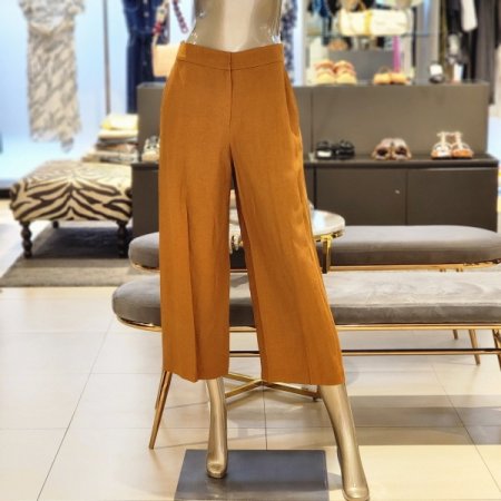 레이온 와이드9부팬츠