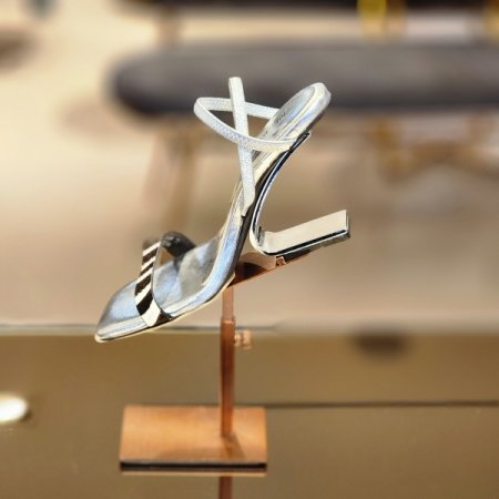 밴드스트랩 9cm굽 샌들