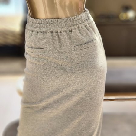 앞트임 허리밴딩 면스커트