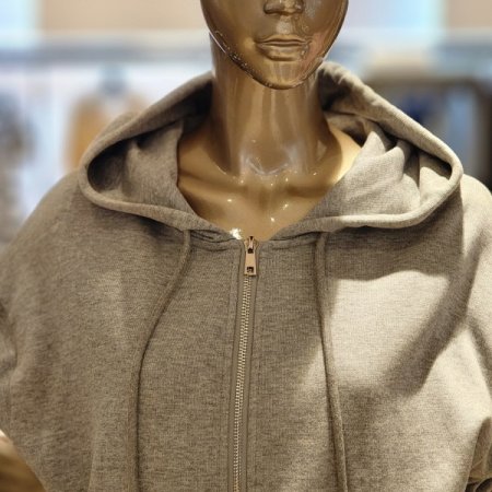 면 양집업 후드 점퍼