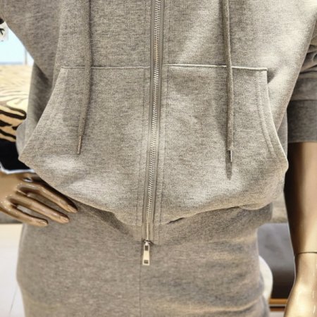 면 양집업 후드 점퍼