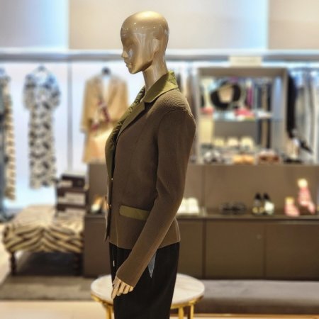 카라넥 자켓형가디건