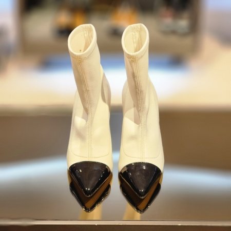 송아지 가죽 캡토 9cm 부츠