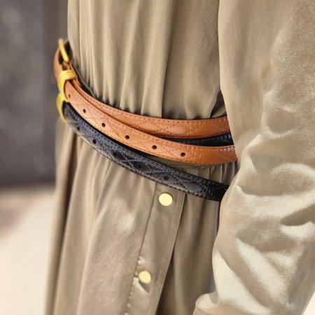 금장버클 캐주얼벨트