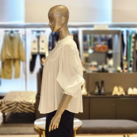 벌룬소매 블라우스