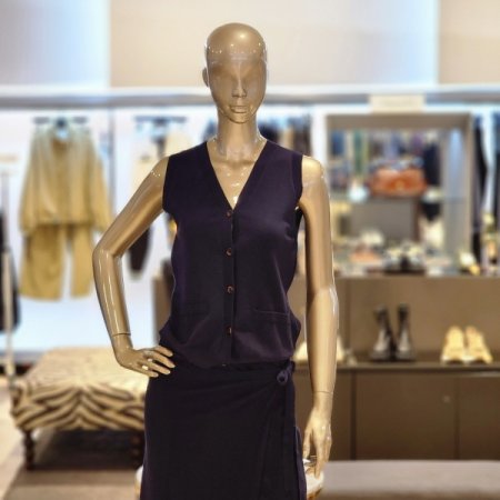 민소매 브이넥니트조끼