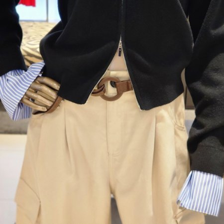 셔츠카라 집업가디건